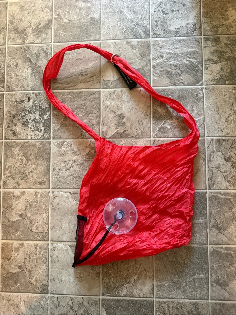 Red Lightweight Packable Shopping Bag
